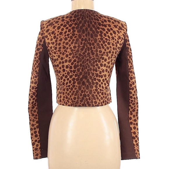 BCBGMAXAZRIA Animal Print Jacket - Picture 4 of 6